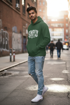 Green Hoodie - 3/4