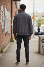Grey Bomber - Back