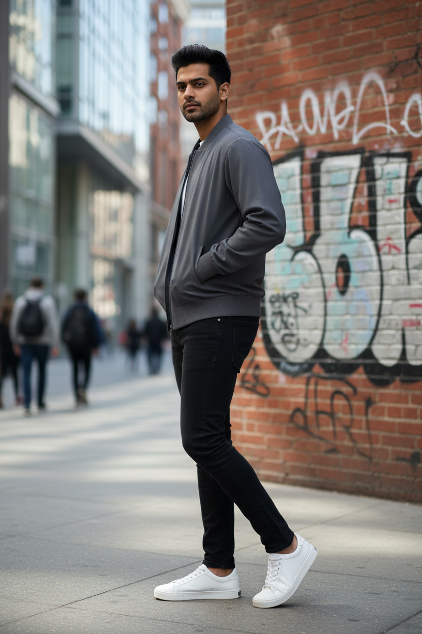 Grey Bomber - Side