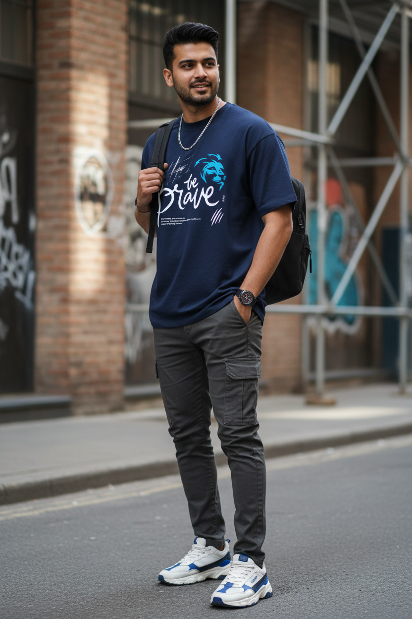Leo Navy - 3/4