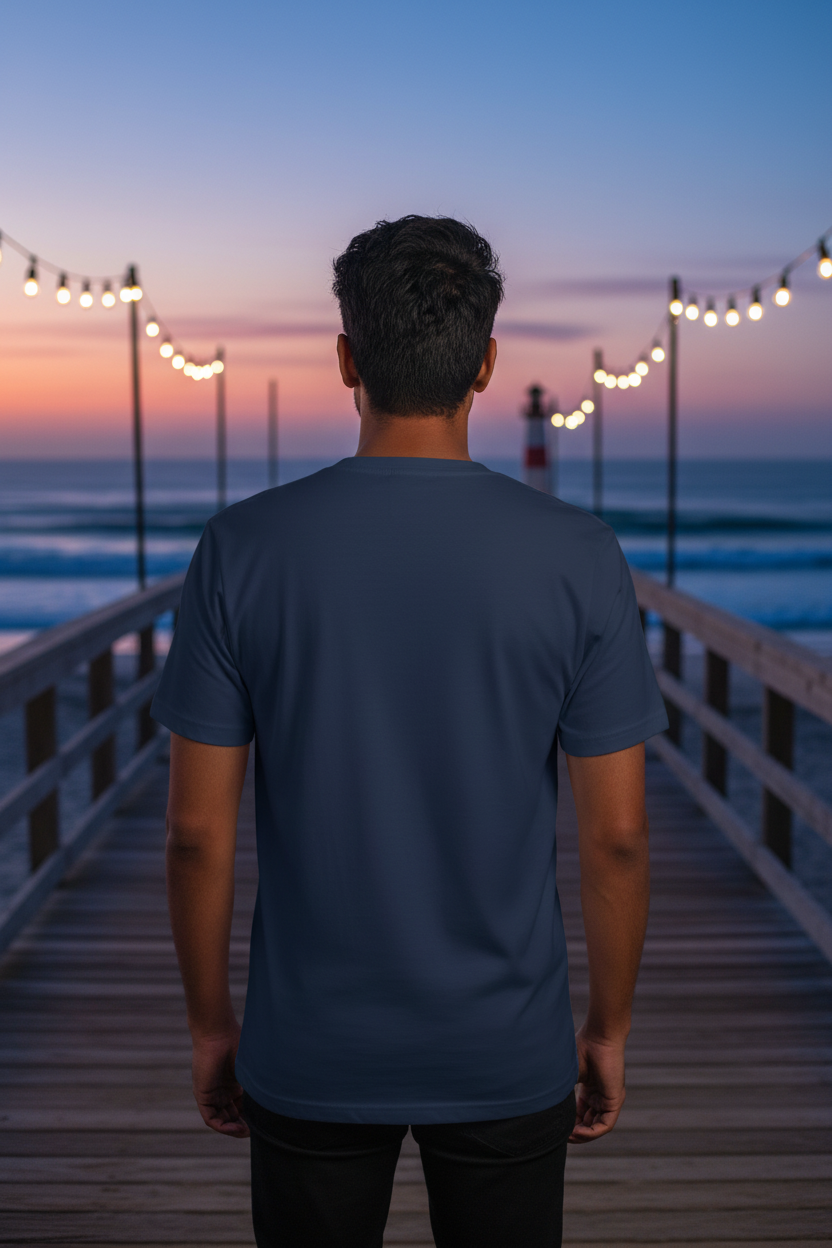 Leo Navy - Back