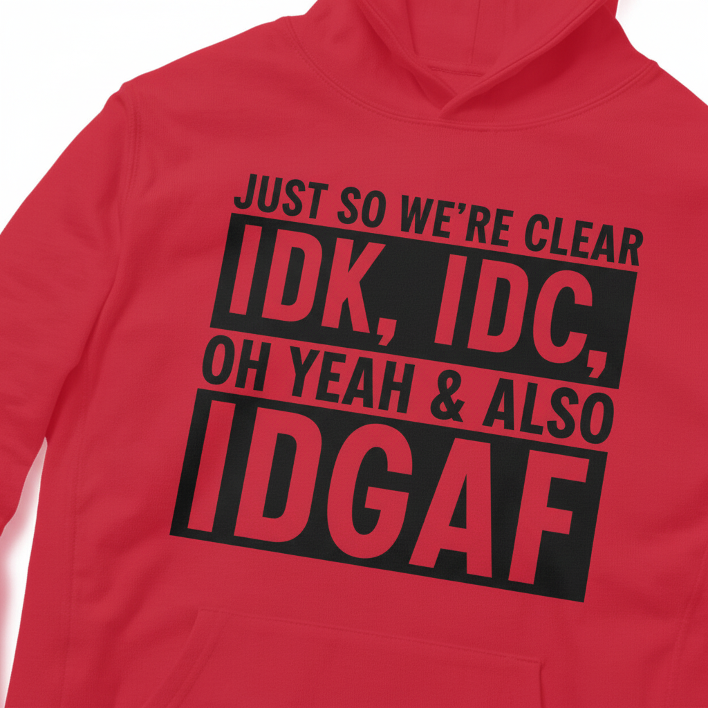 Red Hoodie - Closeup