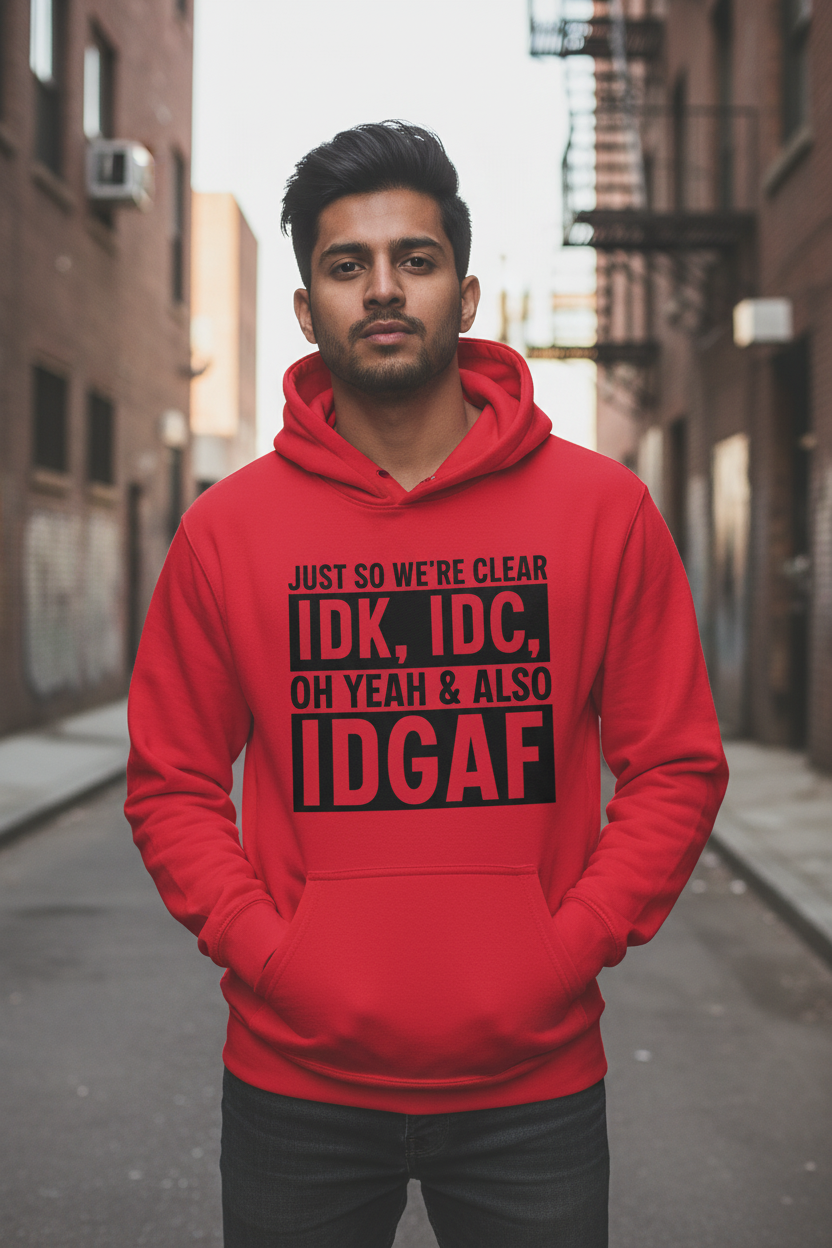 Red Hoodie - Front