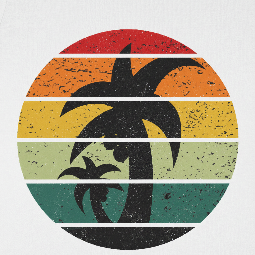 Sunset Palm - Closeup
