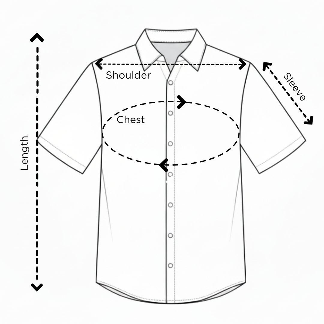 How to measure a shirt guide